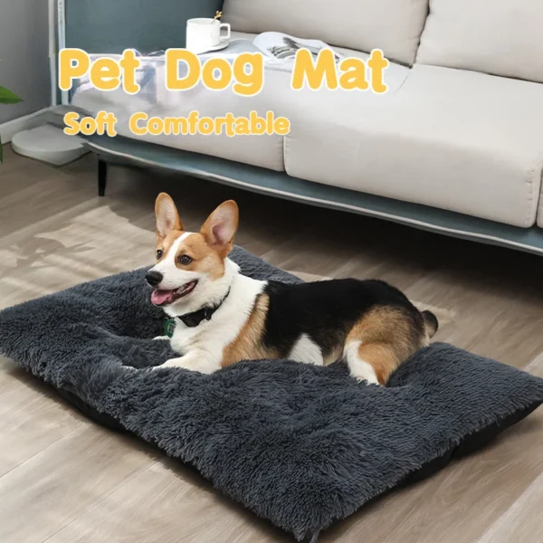 Pet Mat Dog Mat Long Plush Winter Warm Sleep Pet Mat Dog Bed Comfortable Cat Nest Dog Nest Pet Supplies